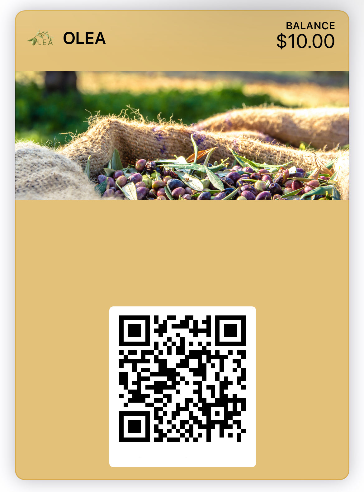 Olea Gift Card - OLEA